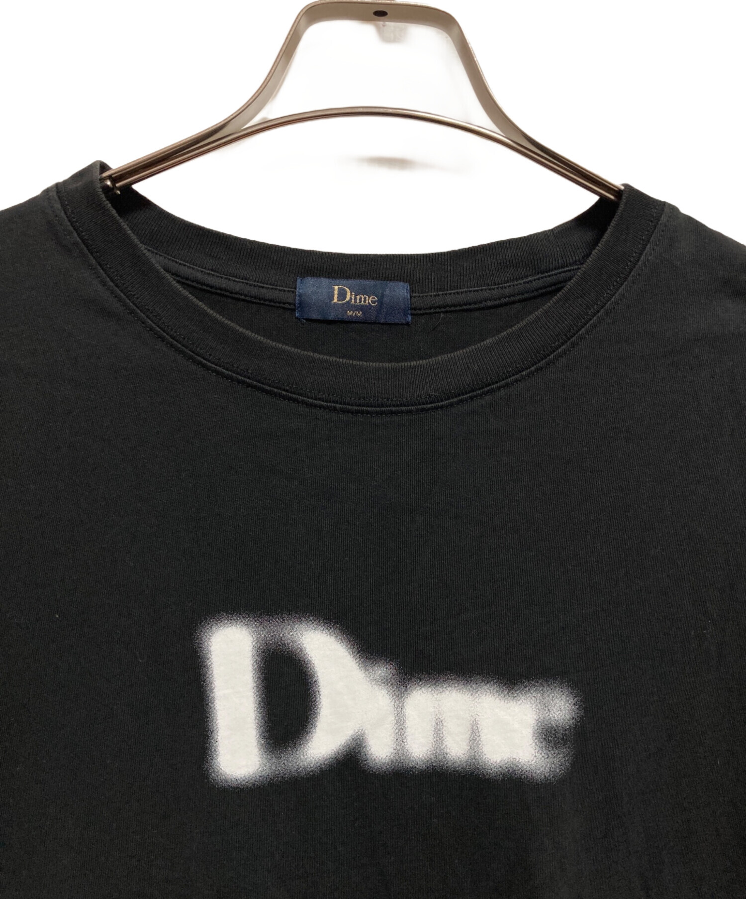 中古・古着通販】Dime (ダイム) クルーネックtシャツ ブラック サイズ 