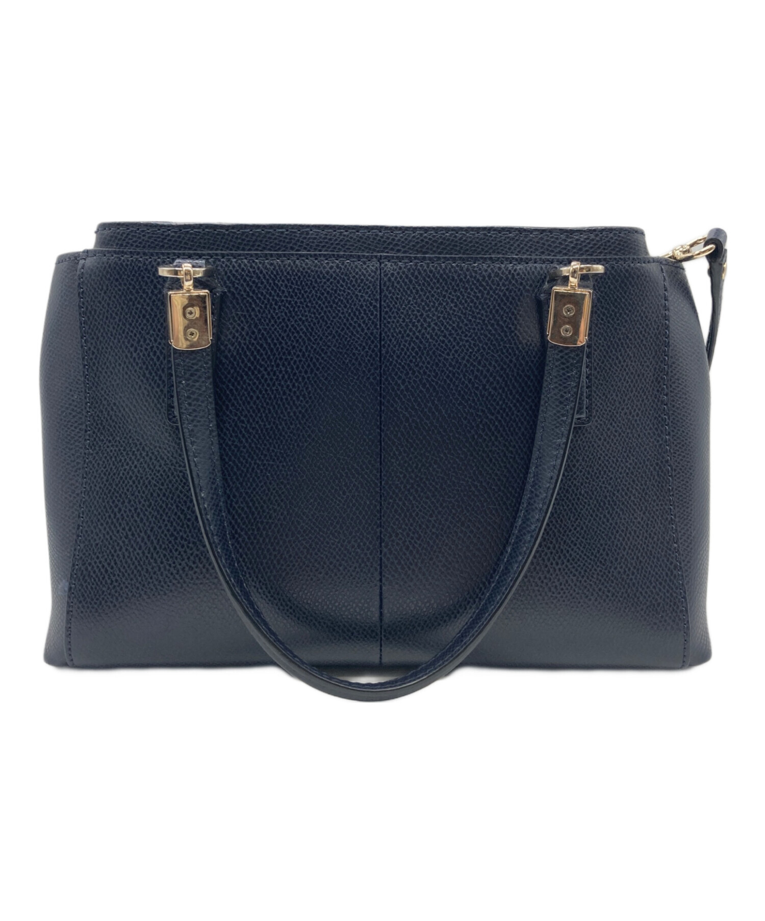 中古・古着通販】COACH (コーチ) 2WAYショルダーバッグ ネイビー