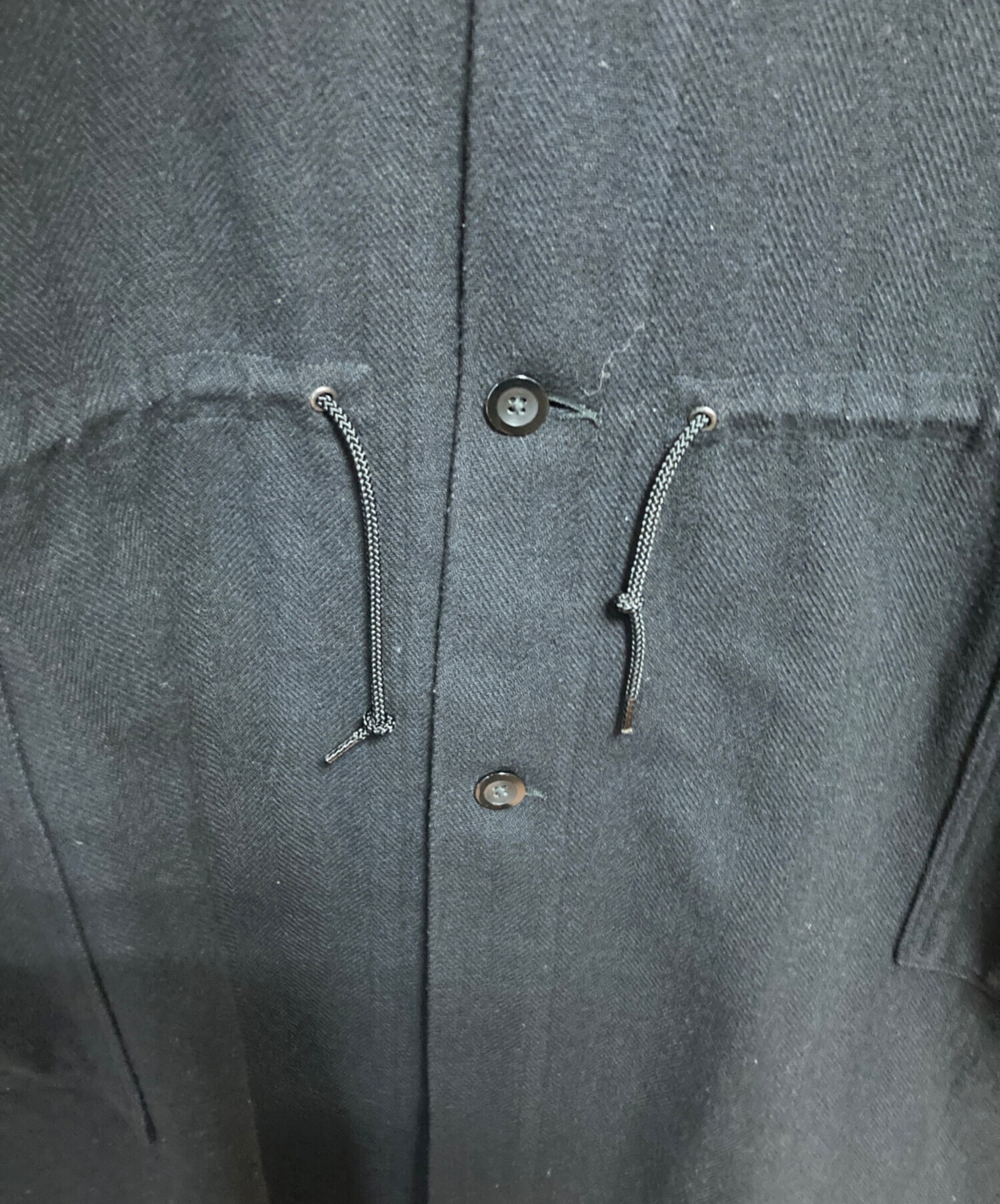 中古・古着通販】orSlow (オアスロウ) メルトンノーカラーヘリンボーン