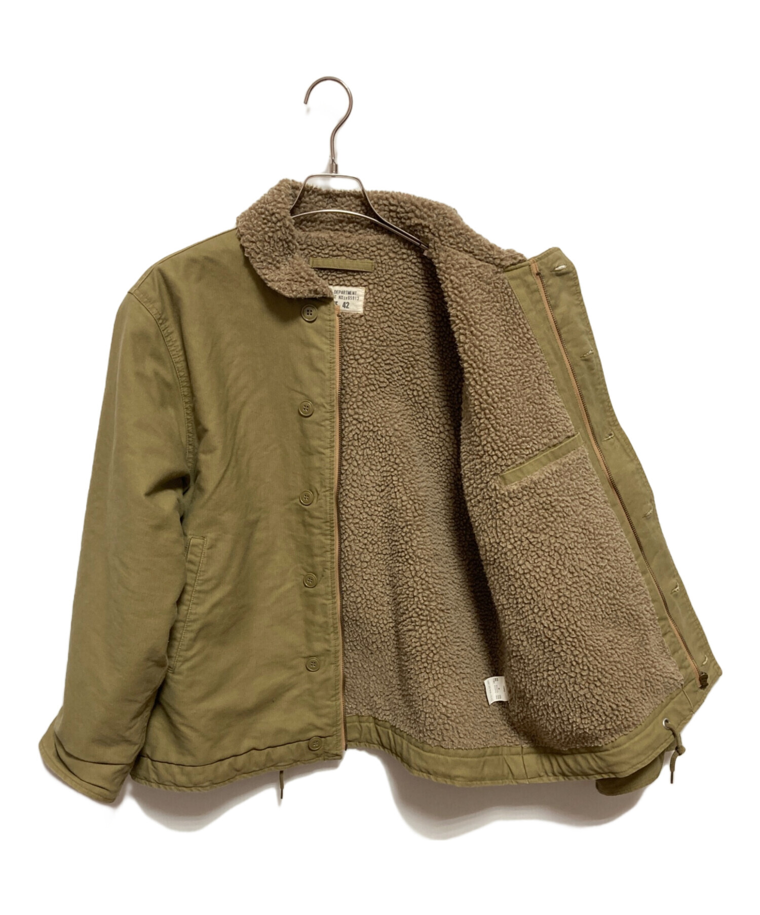中古・古着通販】WAIPER (ワイパー) U.S.NAVY N-1 デッキジャケット 