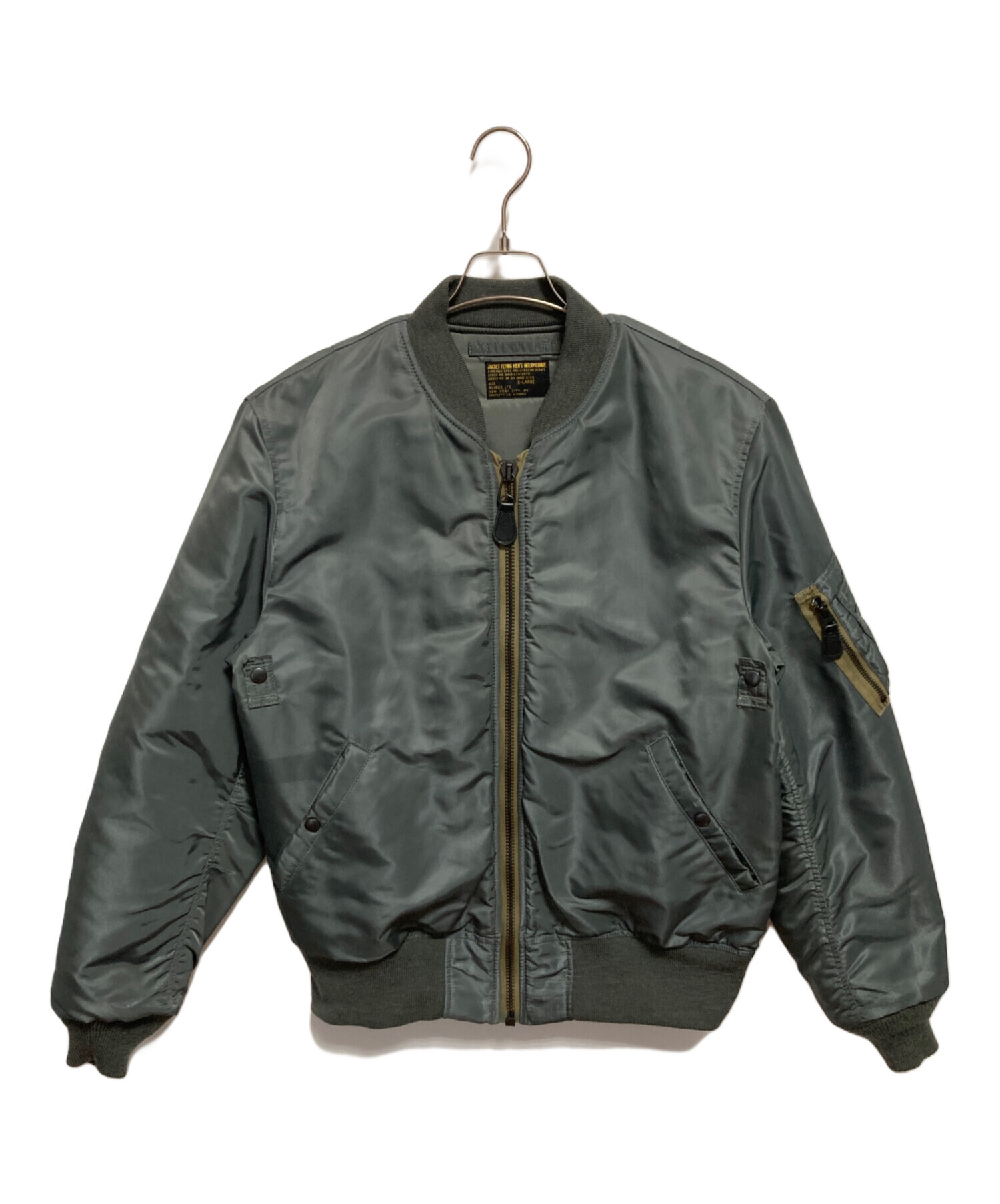 AVIREX アヴィレックス L MA-1 フライトジャケット オリーブ AVIREX アビレックス MA-1フライトジャケット トップガン MA-1 