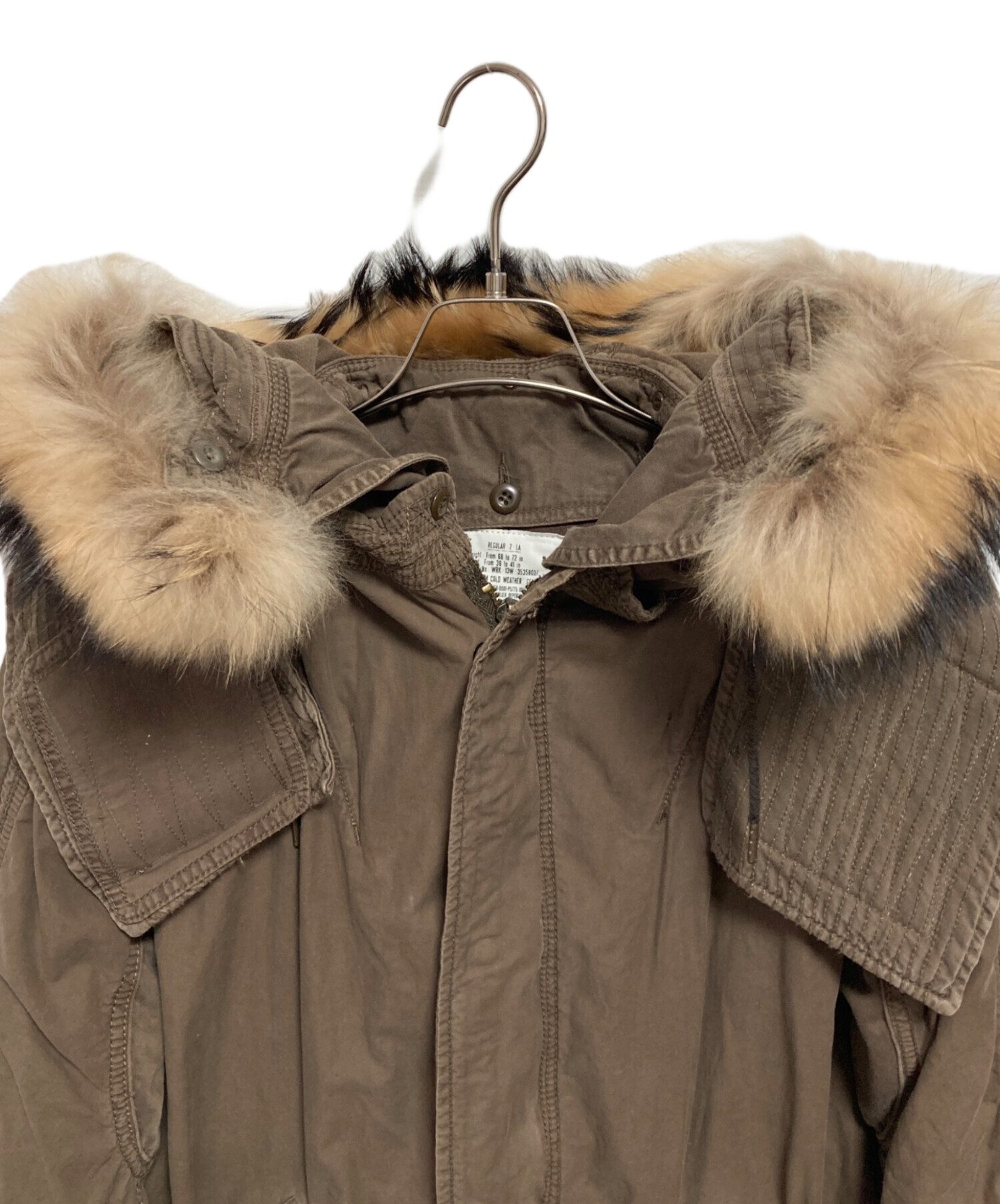 中古・古着通販】goa (ゴア) ライナー付きモッズコート オリーブ