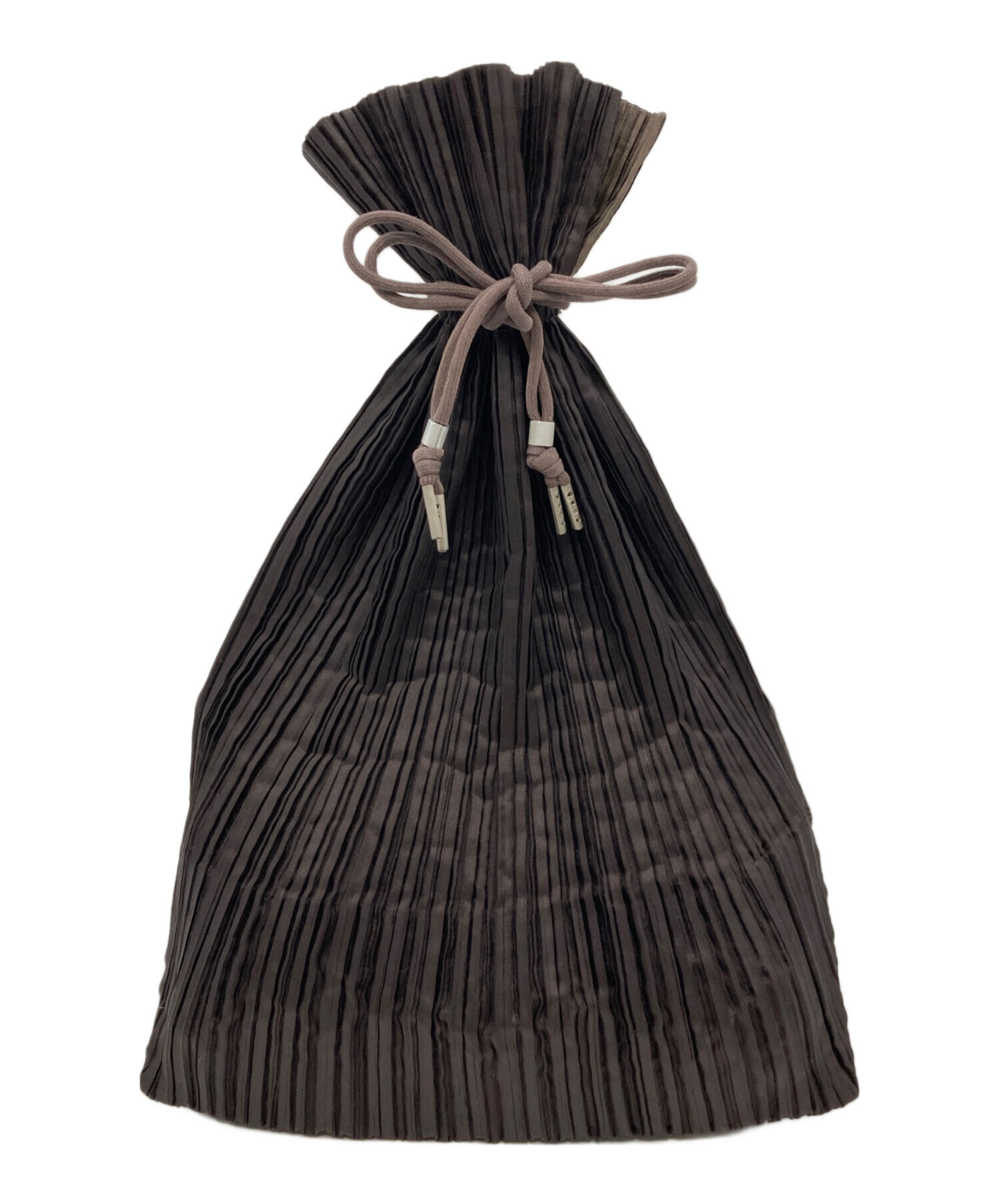 中古・古着通販】ISSEY MIYAKE (イッセイミヤケ) プリーツ巾着バッグ 