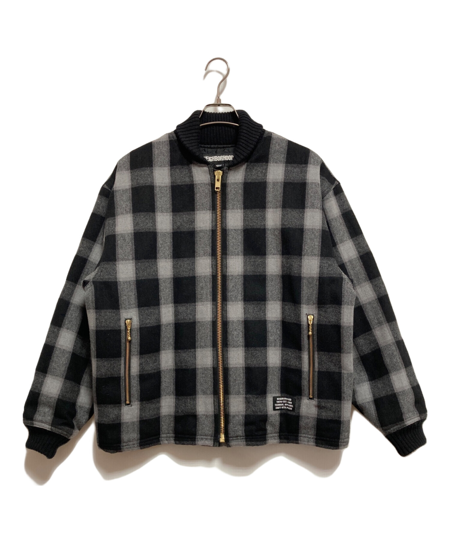 中古・古着通販】NEIGHBORHOOD (ネイバーフッド) チェックブルゾン 