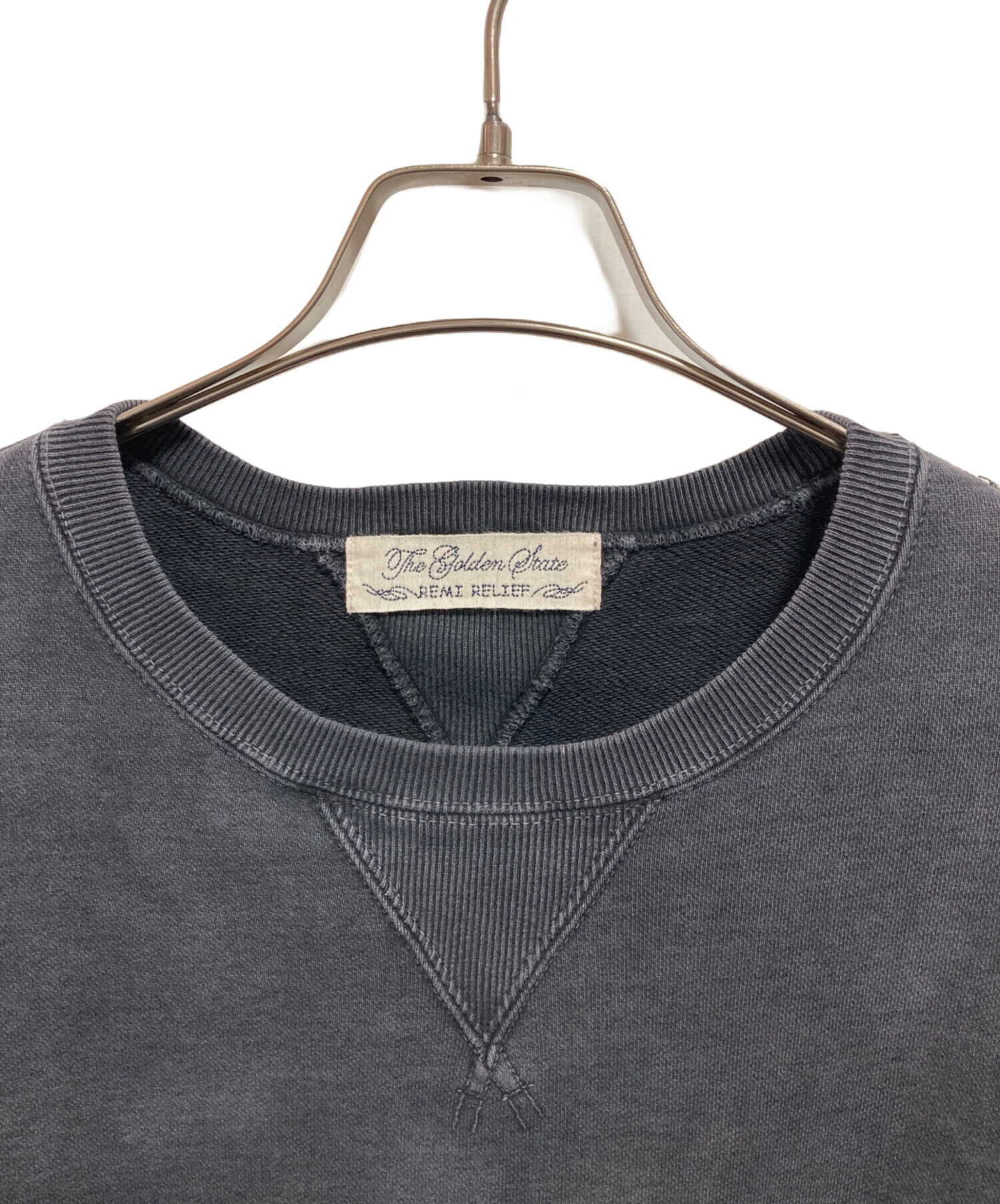 中古・古着通販】REMI RELIEF (レミレリーフ) ヴィンテージ加工クルー