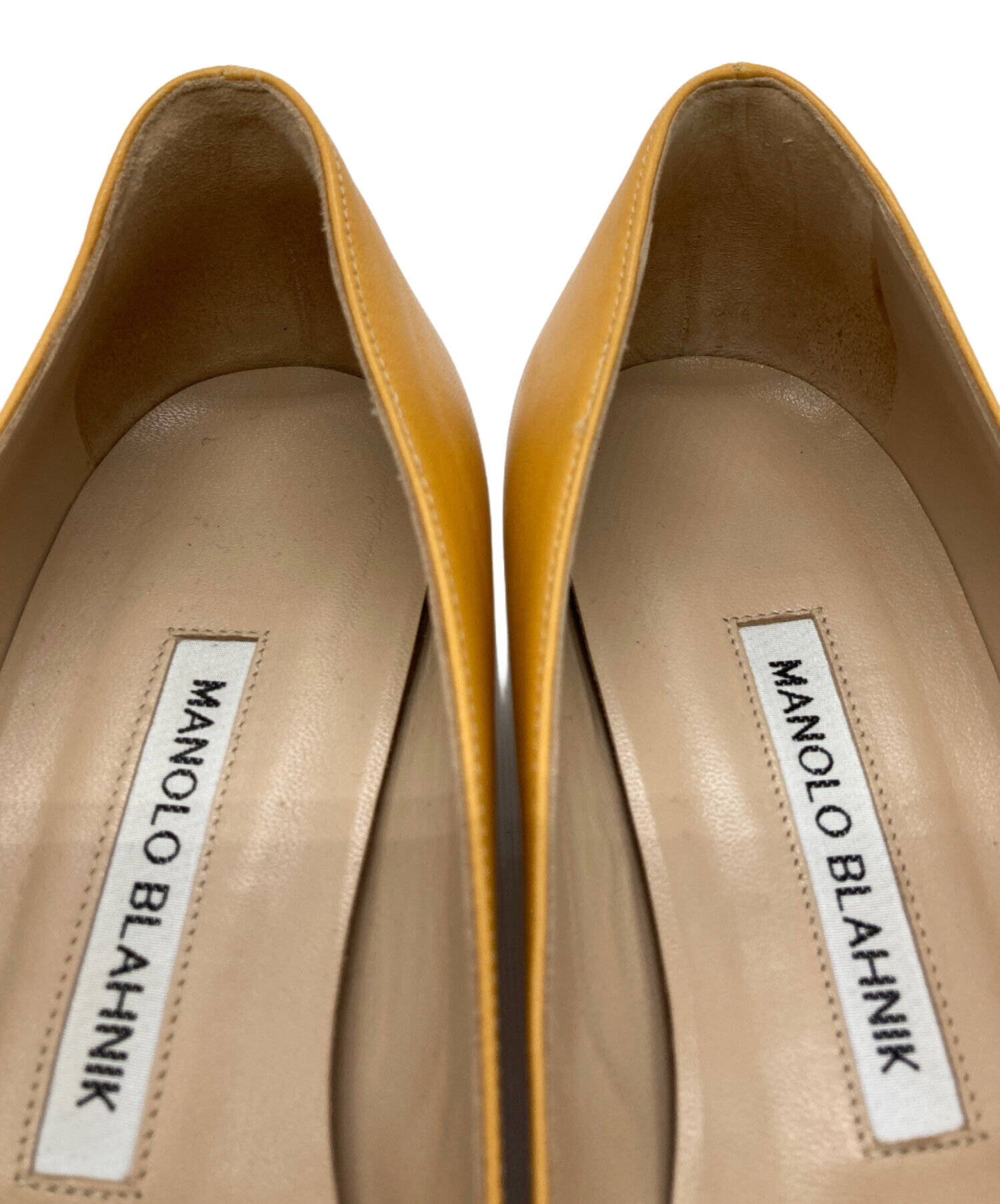 中古・古着通販】Manolo Blahnik (マノロブラニク) LISTONY イエロー