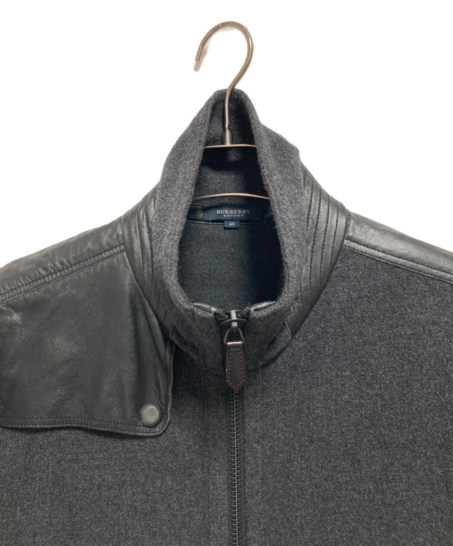 中古・古着通販】BURBERRY LONDON (バーバリーロンドン) ラムレザー