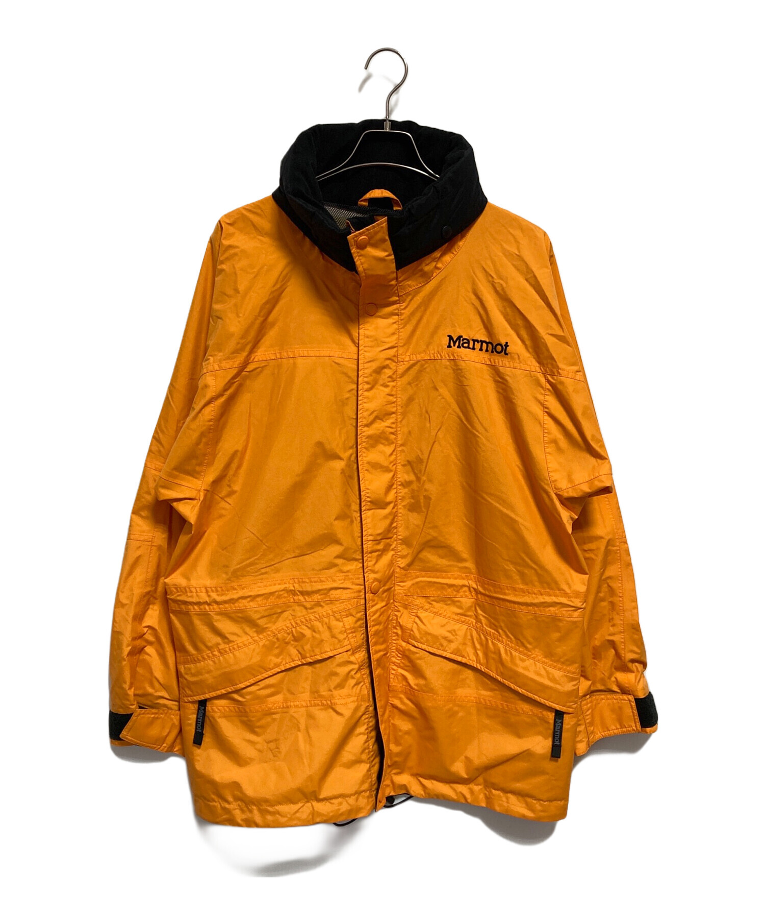 00s Marmot マーモット shell jacket テック　オレンジ 中古・古着通販】MARMOT (マーモット) 90'sゴアテックスフーデッド