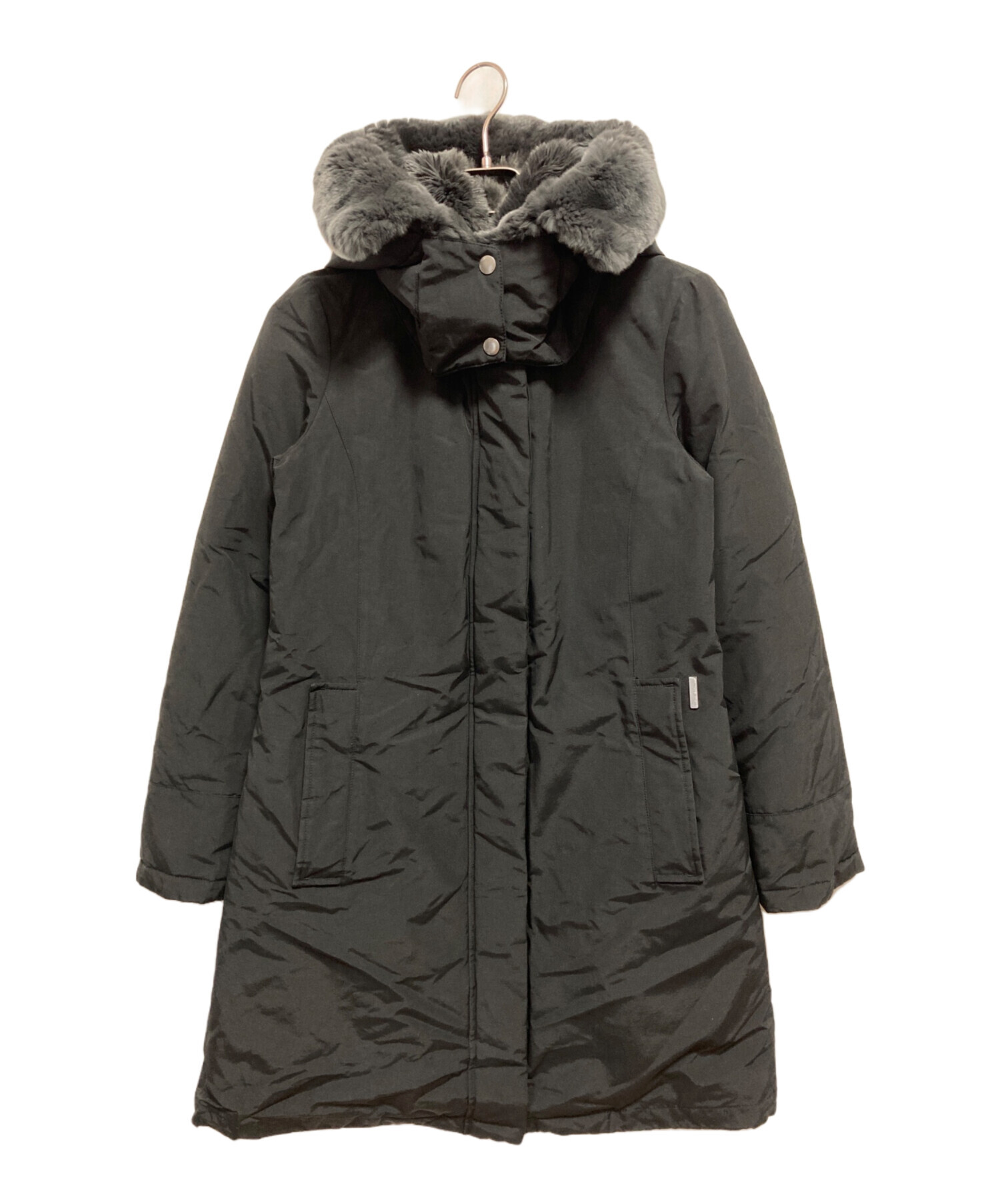 新品未使用 ウールリッチ ボウブリッジ ダウン S ブラック 中古・古着通販】WOOLRICH (ウールリッチ) BOW BRIDGEダウンコート