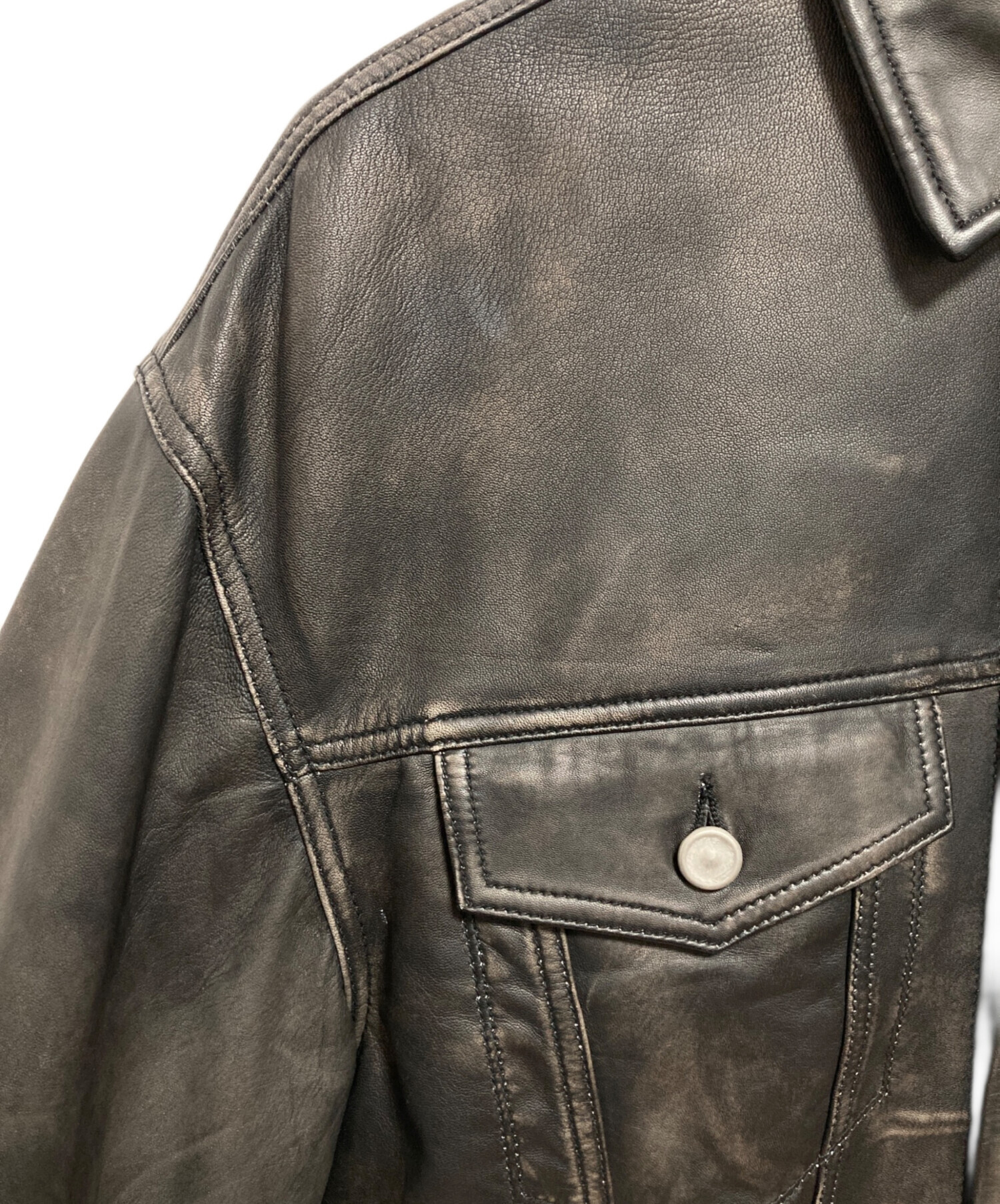 中古・古着通販】MAISON SPECIAL (メゾンスペシャル) Sheep Leather 