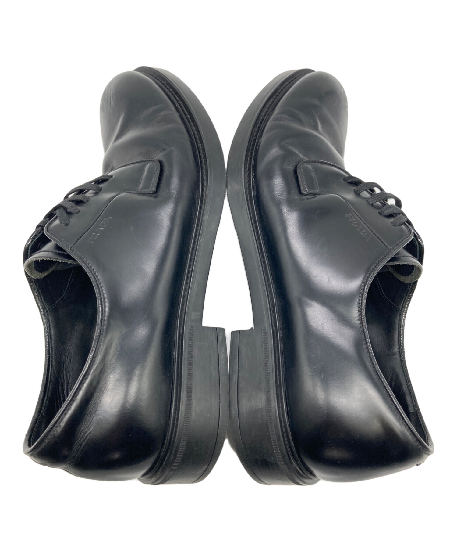 中古・古着通販】PRADA (プラダ) ドレスシューズ ブラック サイズ:7