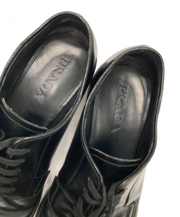 中古・古着通販】PRADA (プラダ) ドレスシューズ ブラック サイズ:7