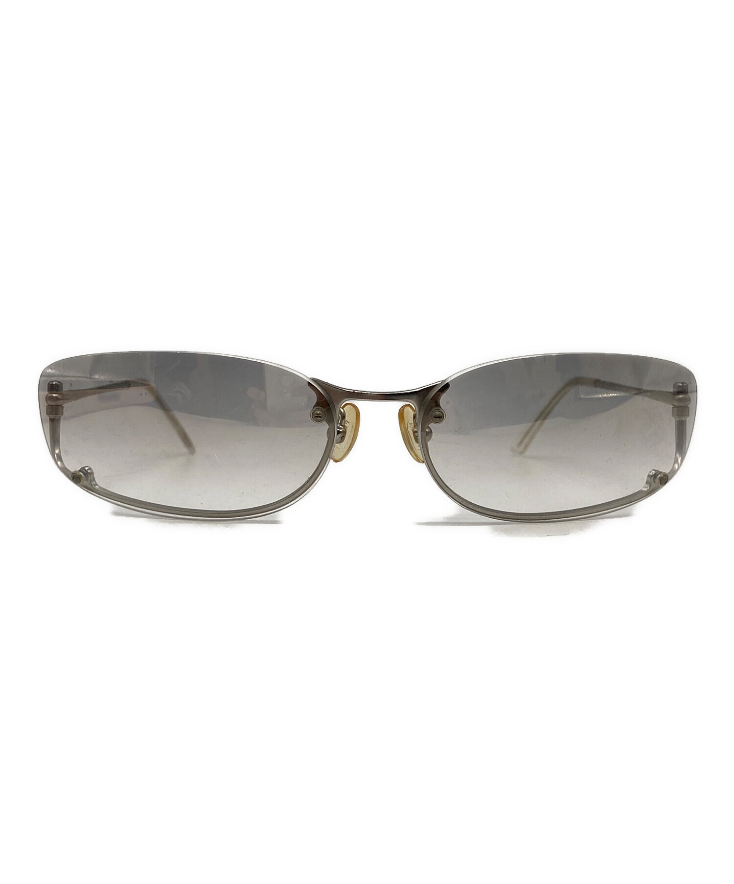 中古・古着通販】PRADA (プラダ) リムレスサングラス シルバー サイズ
