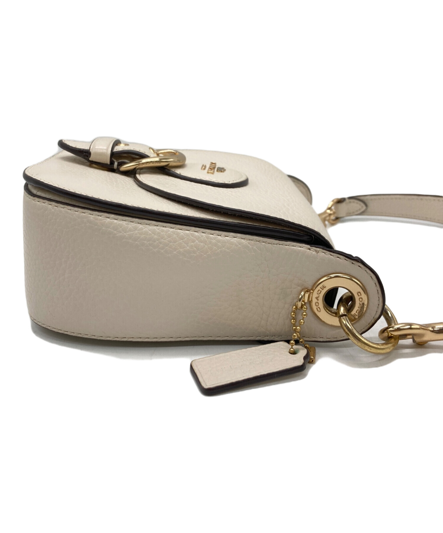 【美品】コーチ coach ショルダーバッグ　クリオ 中古・古着通販】COACH (コーチ) クリオ ショルダーバッグ アイボリー