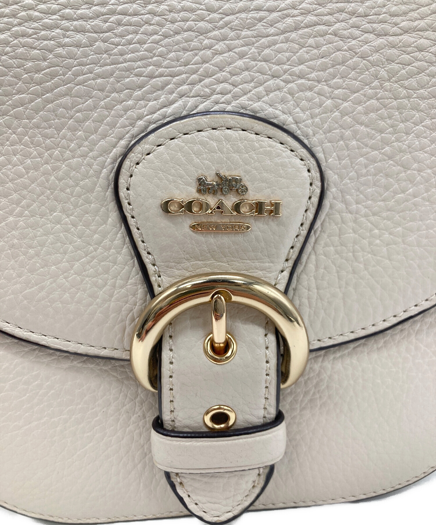 中古・古着通販】COACH (コーチ) クリオ ショルダーバッグ アイボリー