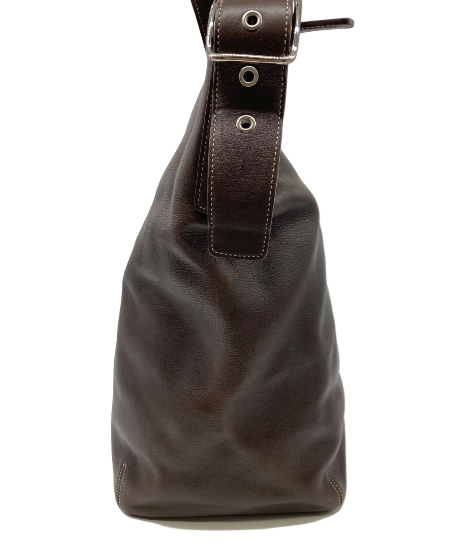 中古・古着通販】COACH (コーチ) ワンショルダーバッグ ブラウン