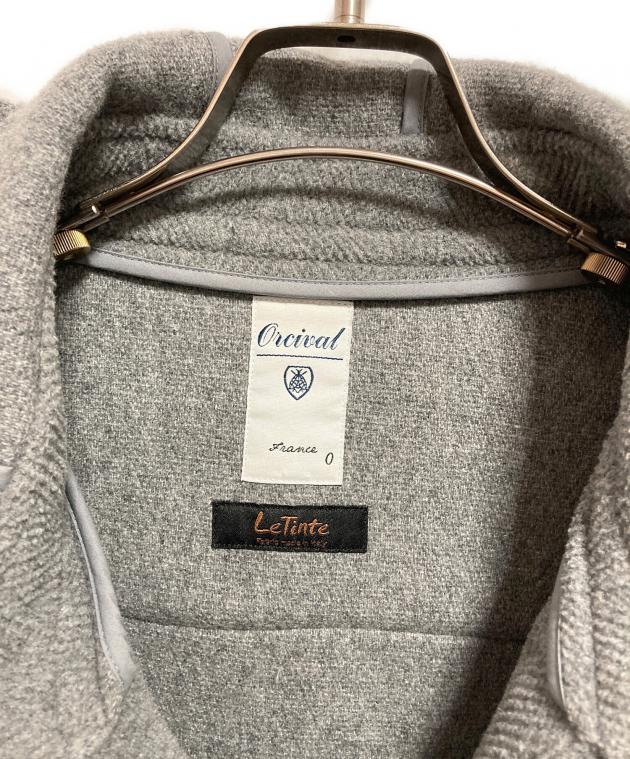 美品 オーシバル Orcival Le tinte ダッフルコート　ライトグレー 中古・古着通販】ORCIVAL (オーシバル) LE TINTE ダッフルコート