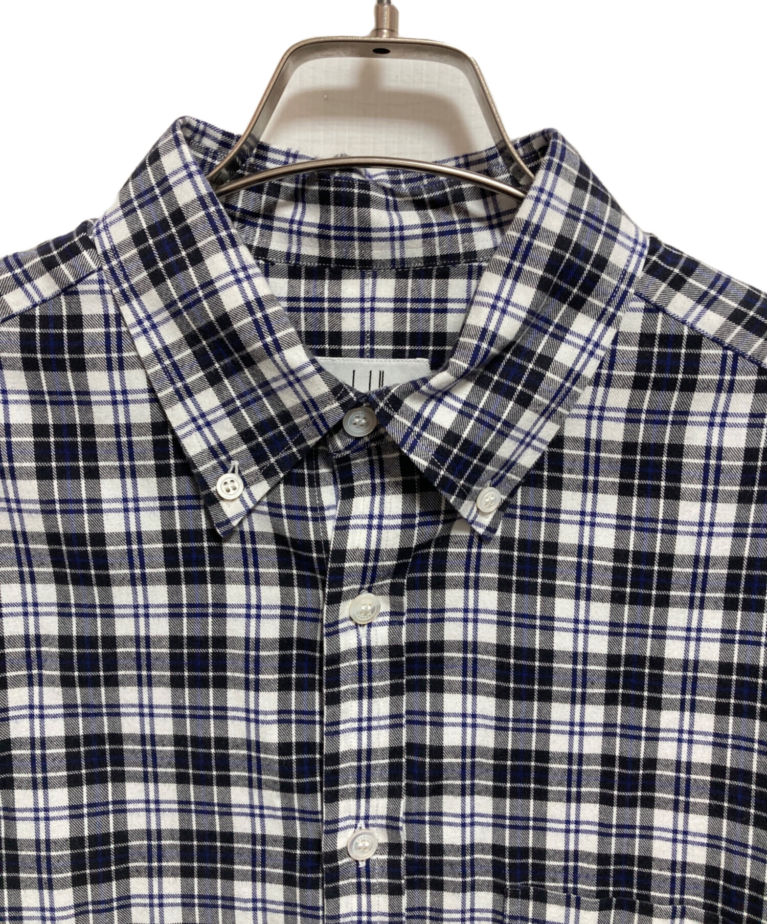 中古・古着通販】dunhill (ダンヒル) ボタンダウンネルチェック 中古・古着通販】dunhill (ダンヒル) ボタンダウンネルチェック