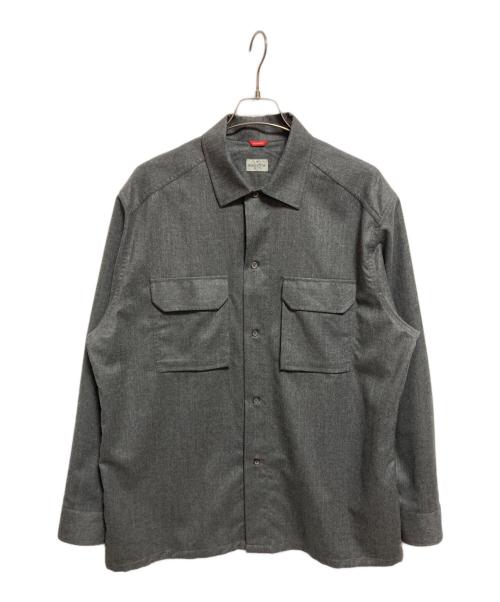 BAGUTTA★新品6万円バグッタ グレーウール素材ジャングルジャケット XL 中古・古着通販】Bagutta (バグッタ) THE SHACKET グレー サイズ:L