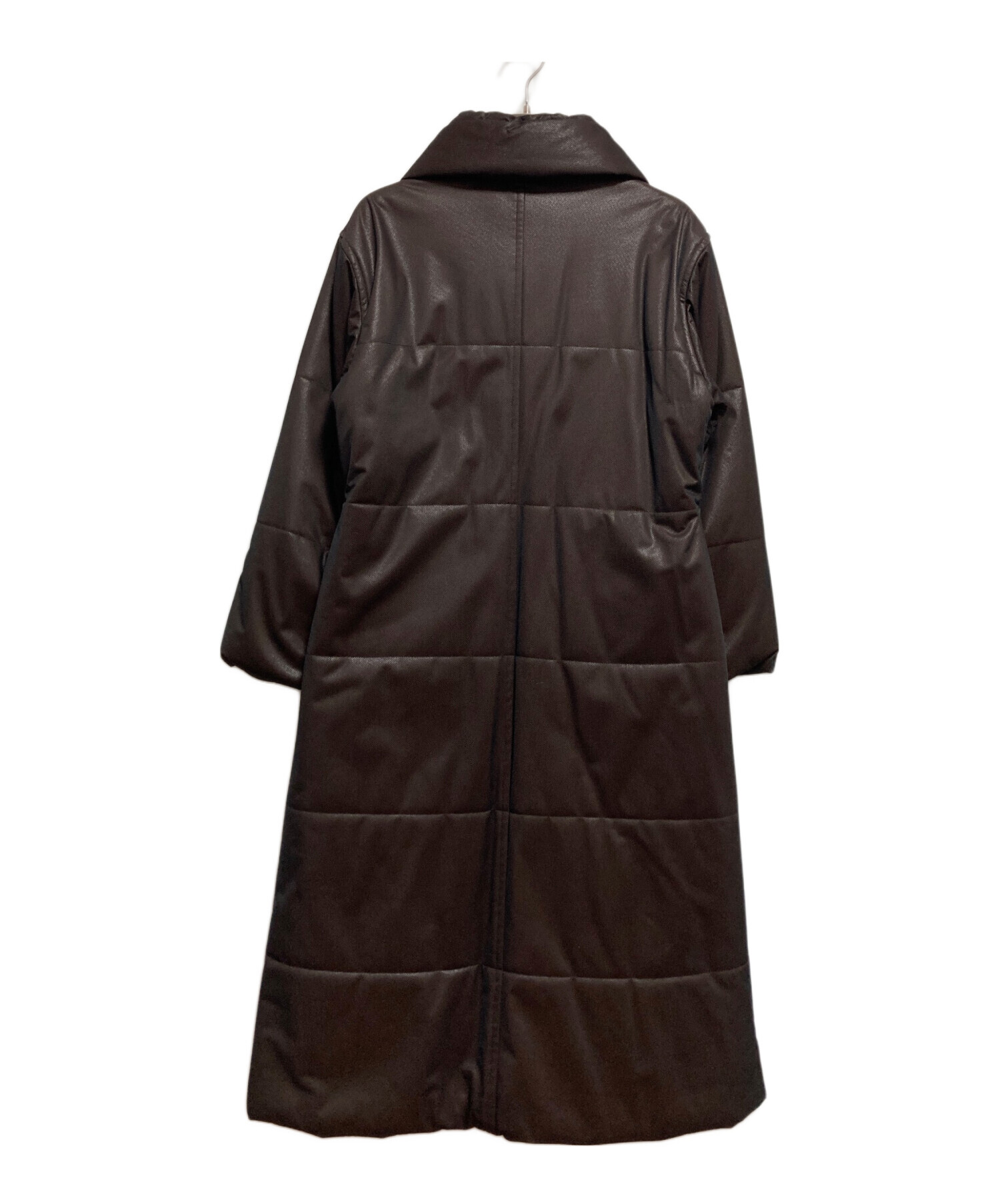中古・古着通販】ISSEY MIYAKE (イッセイミヤケ) 中綿コート ブラウン