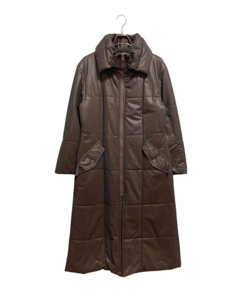 中古・古着通販】ISSEY MIYAKE (イッセイミヤケ) 中綿コート ブラウン