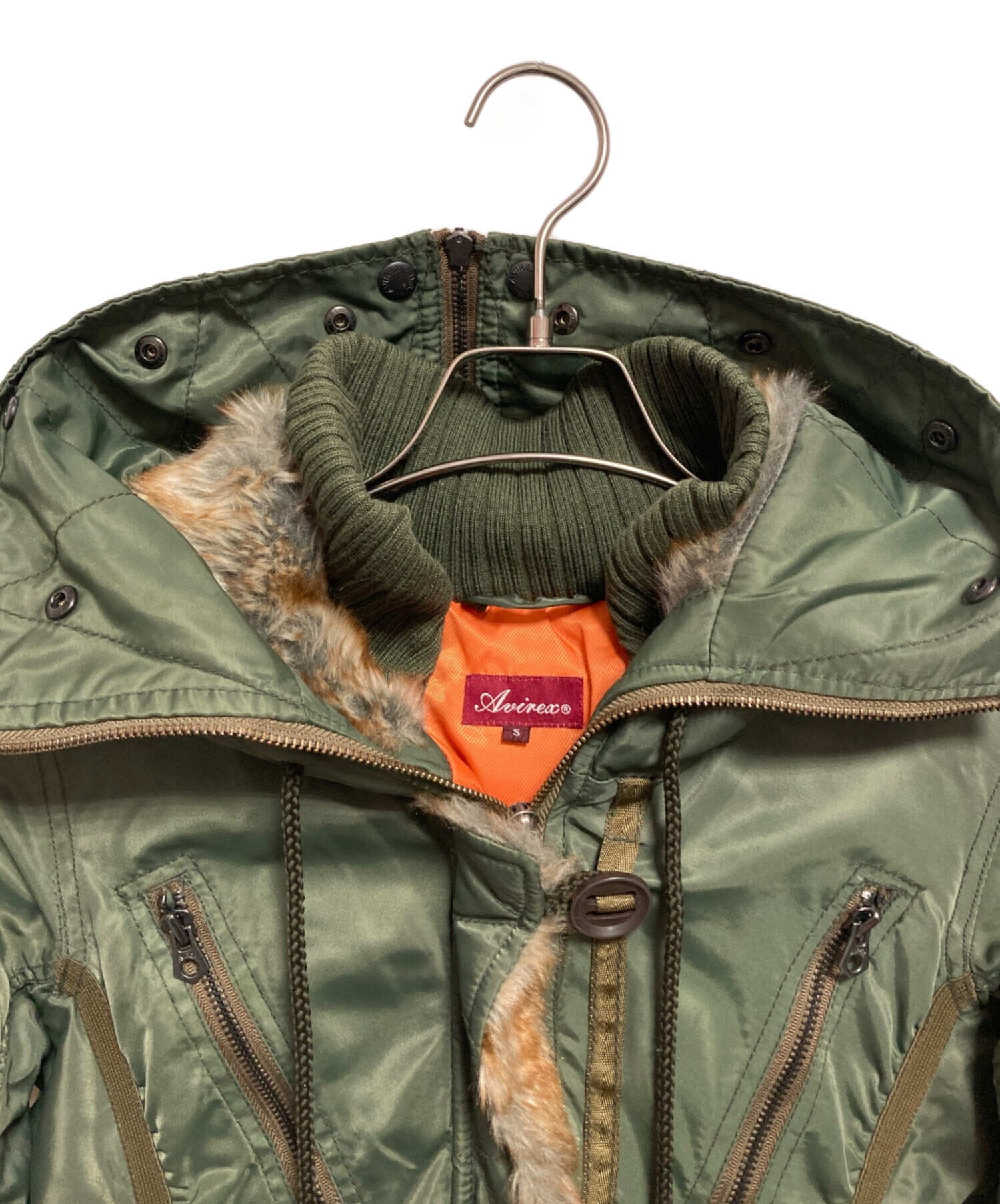 中古・古着通販】AVIREX (アヴィレックス) N-2Bジャケット オリーブ