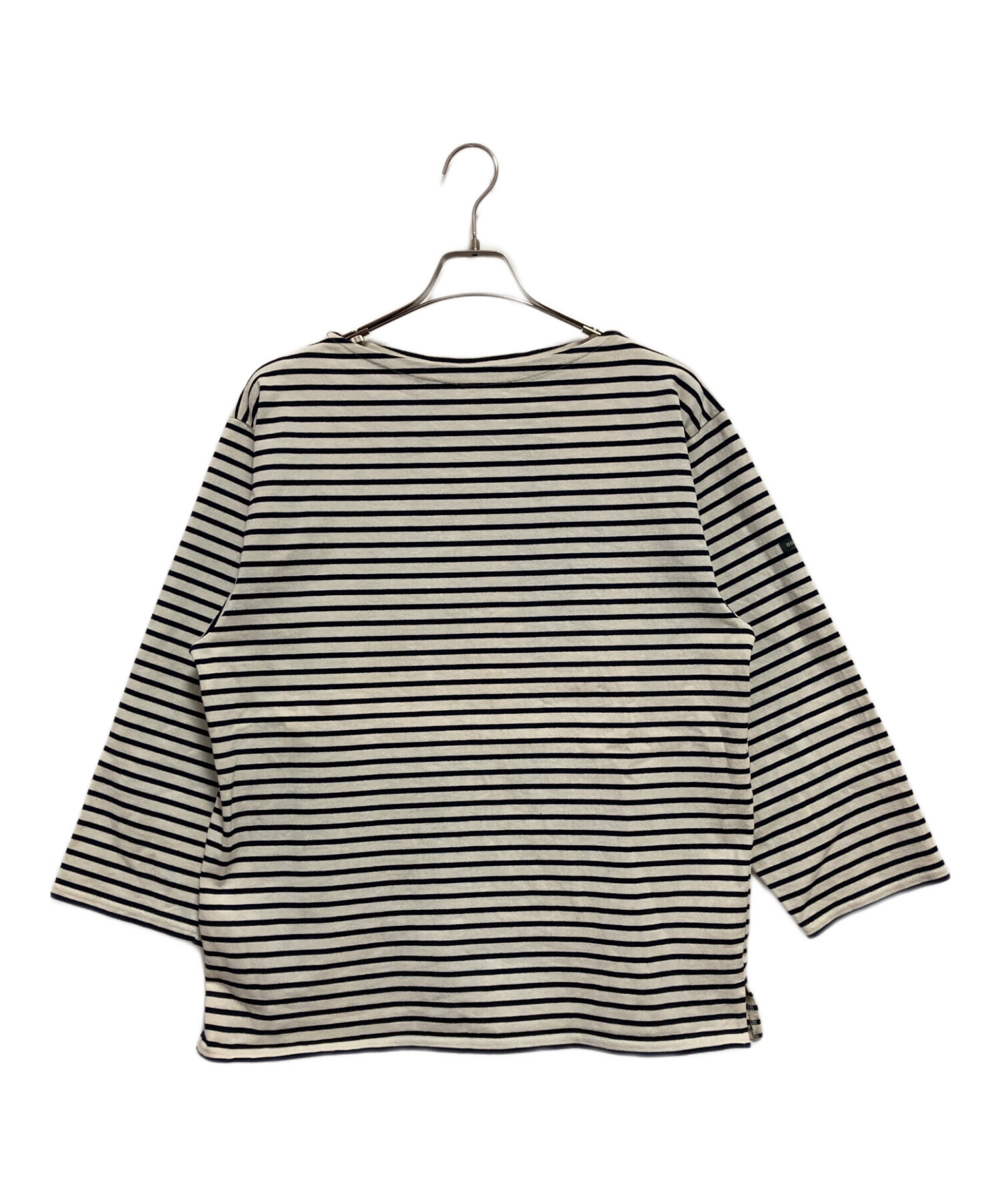 中古・古着通販】OUTIL (ウティ) バスクシャツ ホワイト×ネイビー