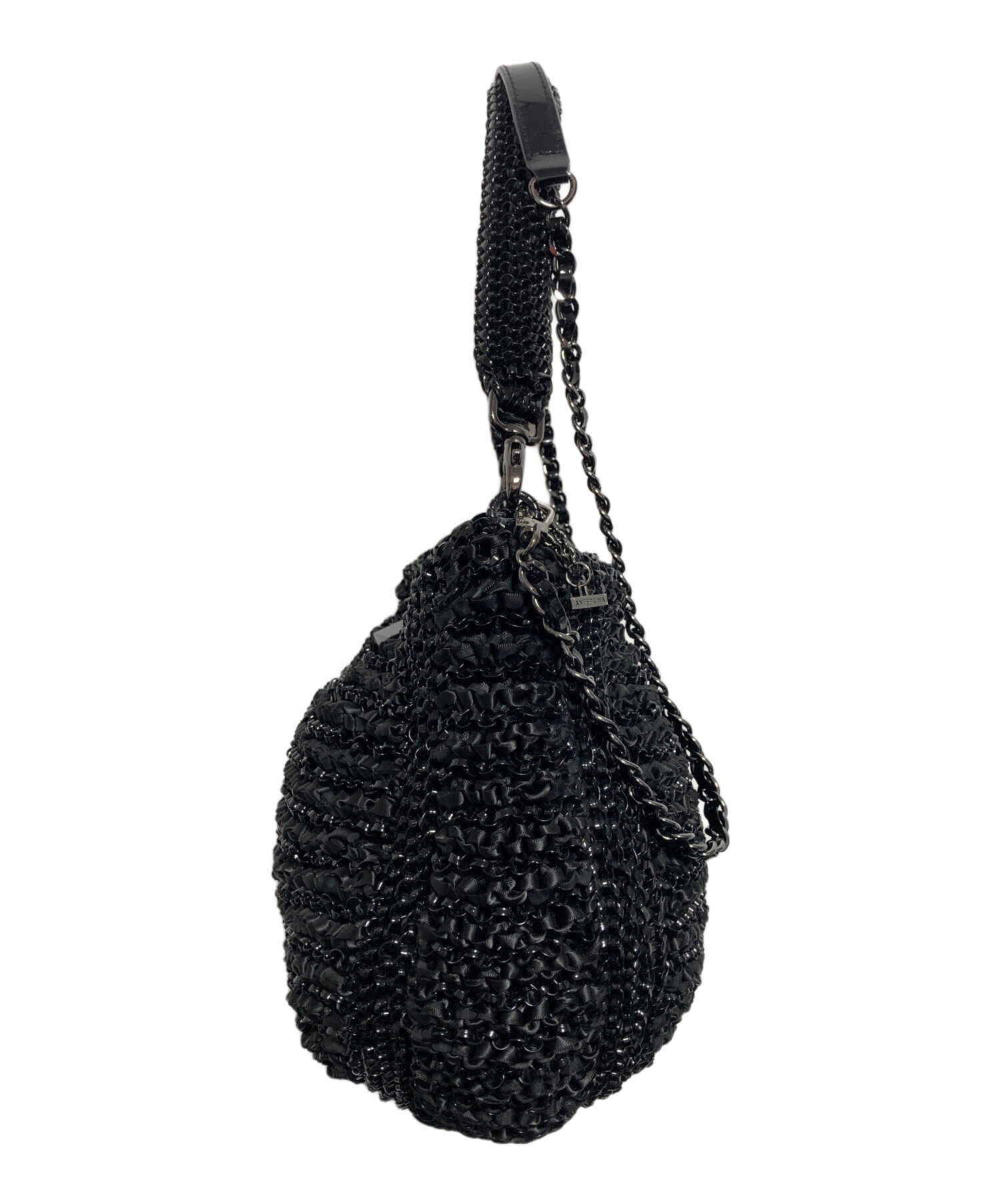 ANTEPRIMA アンテプリマ　ワイヤーバッグ　2WAY ショルダー　ブラック 中古・古着通販】ANTEPRIMA (アンテプリマ) 2WAYワイヤーバッグ