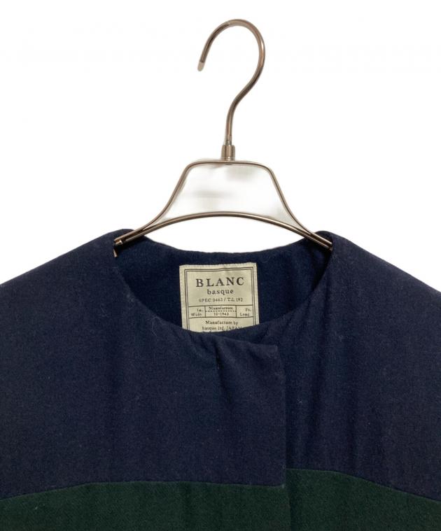 中古・古着通販】BLANC basque (ブランバスク) バイカラーダウンコート