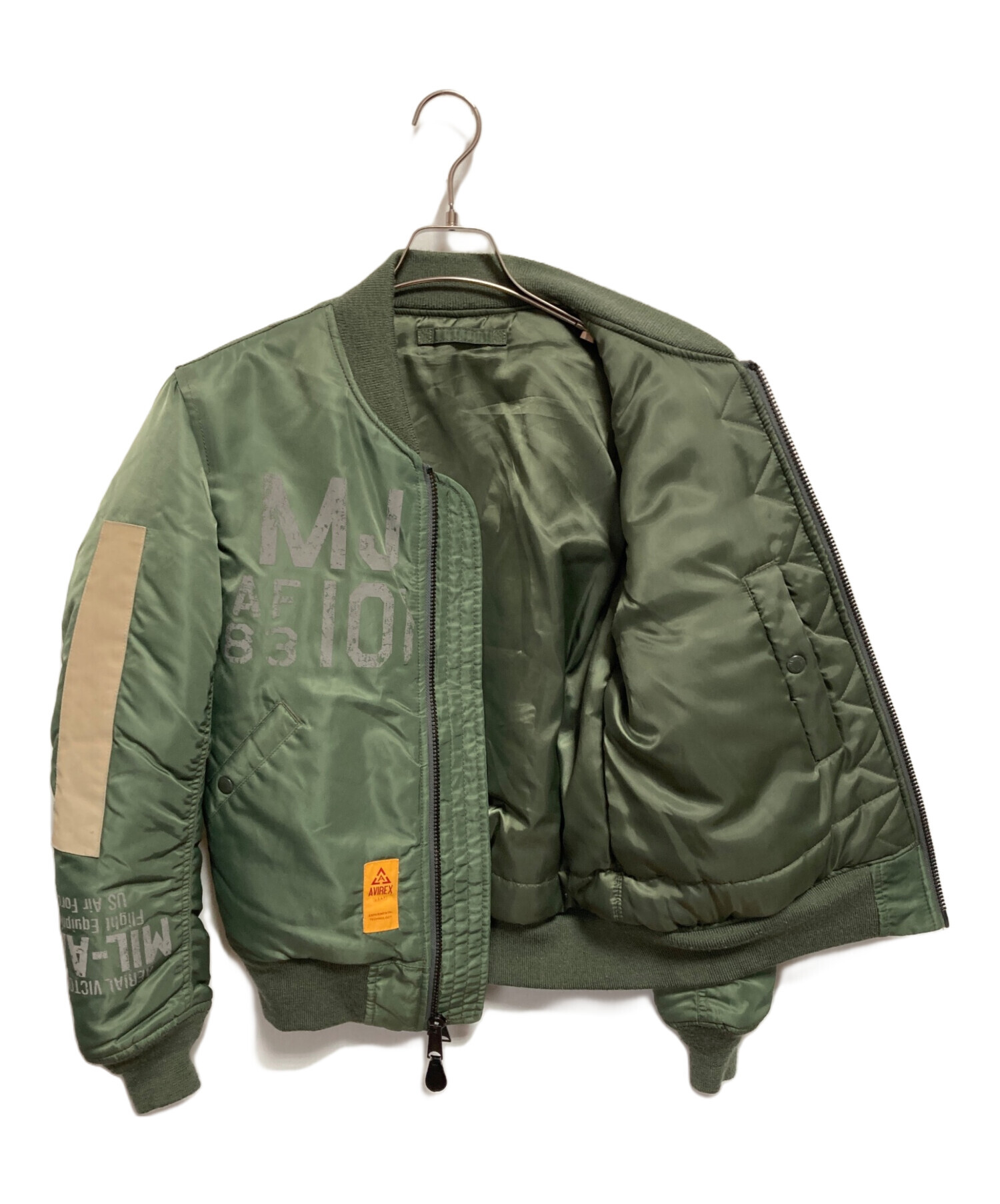 中古・古着通販】AVIREX (アヴィレックス) MA-1ジャケット オリーブ