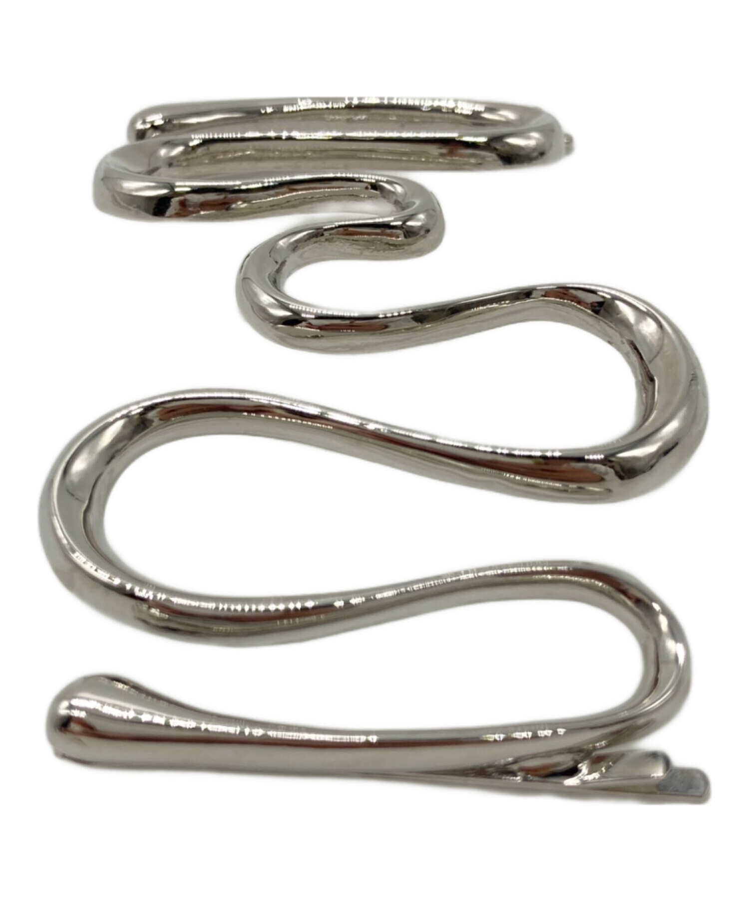 中古・古着通販】ENFOLD (エンフォルド) WAVE HAIR PIN シルバー