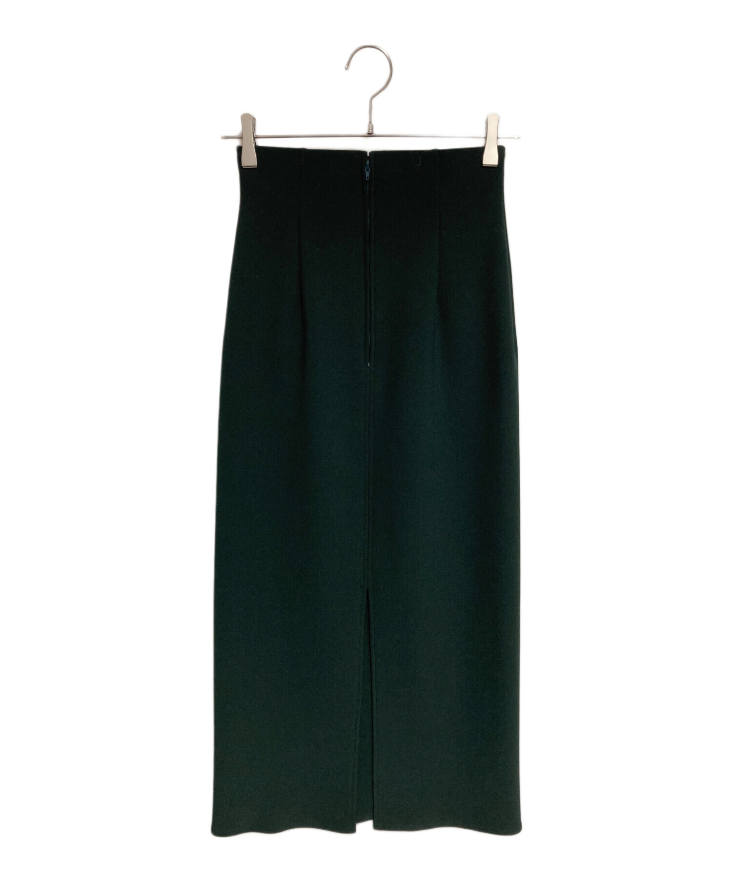 ノーブル コンフォートジャージーライクタイトスカート グリーン 40 追加》【洗える】コンフォートジャージーライクタイトスカート 5