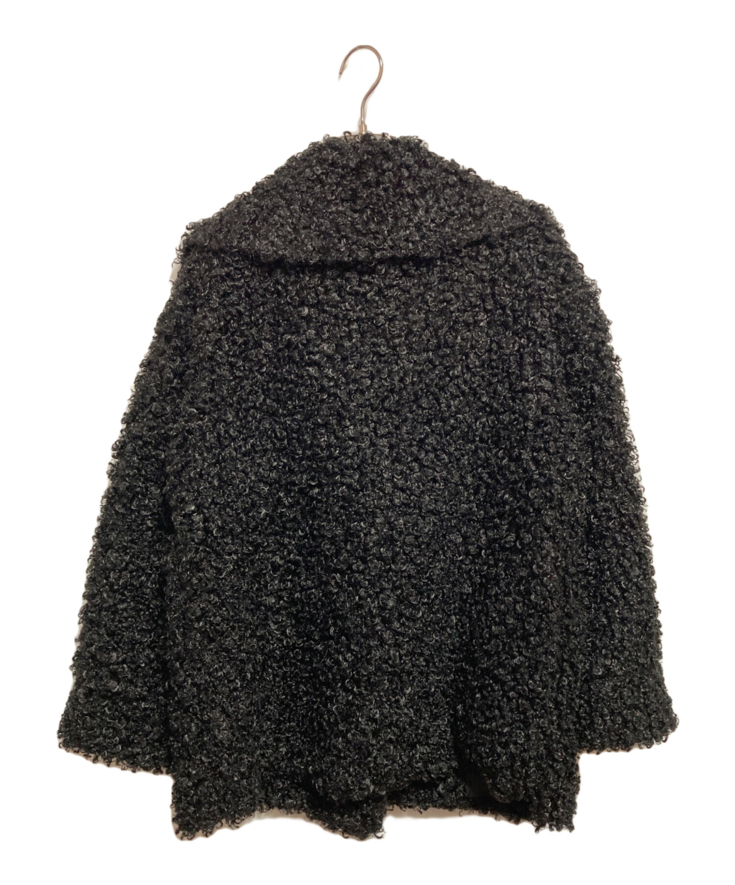 中古・古着通販】cherimi (シェリミー) プードルファーコート ブラック