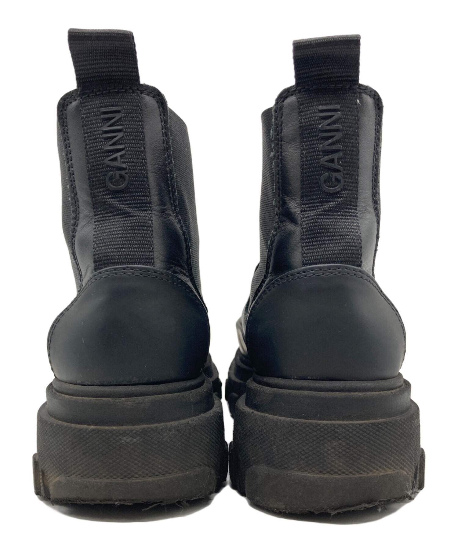 中古・古着通販】Ganni (ガニー) チェルシーブーツ ブラック サイズ:36