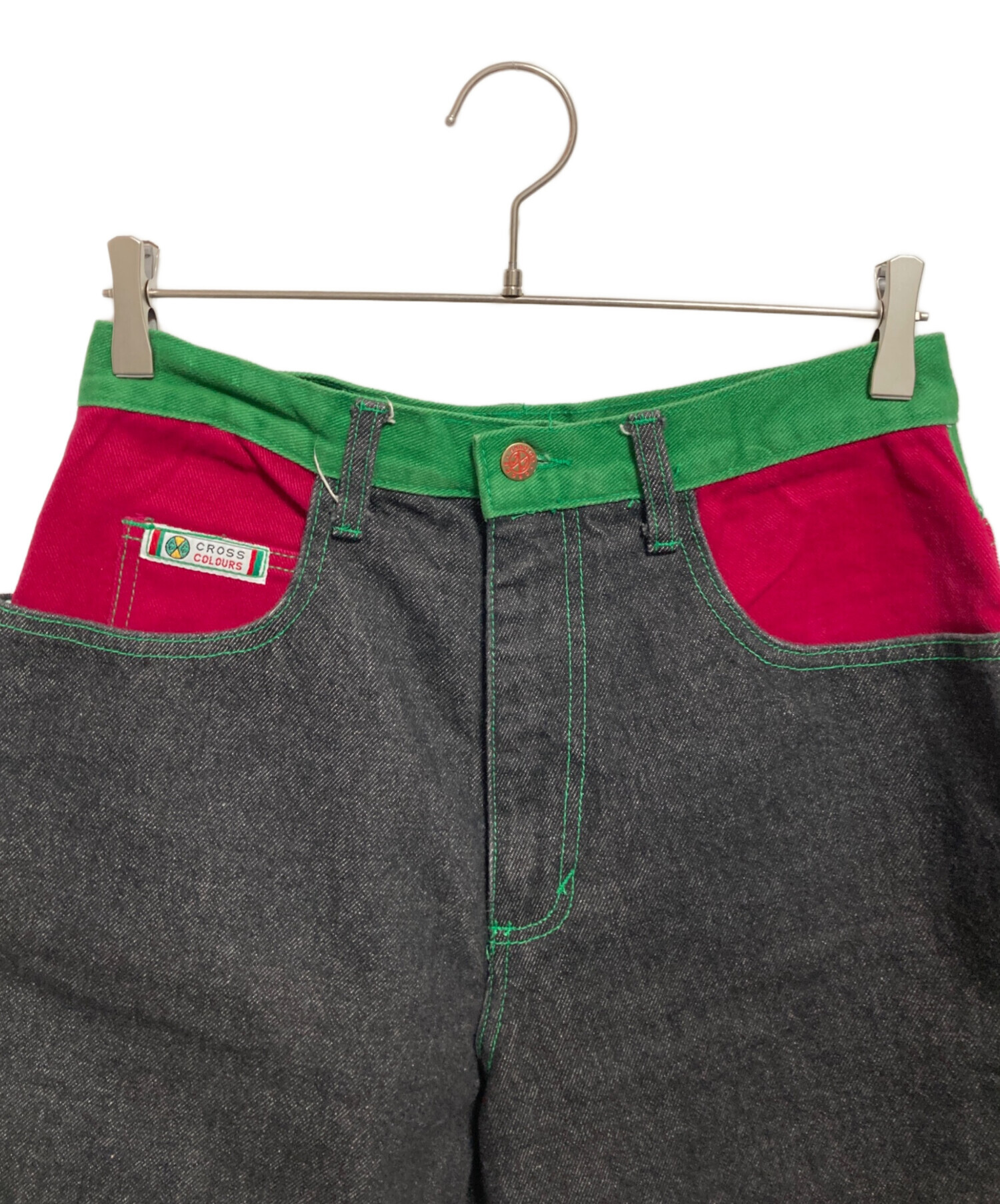 中古・古着通販】CROSS COLOURS (クロスカラーズ) デニムバギーパンツ