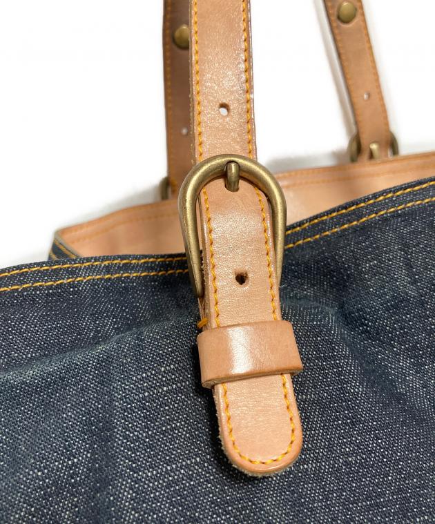 中古・古着通販】MIU MIU (ミュウミュウ) スタッズデニムトートバッグ