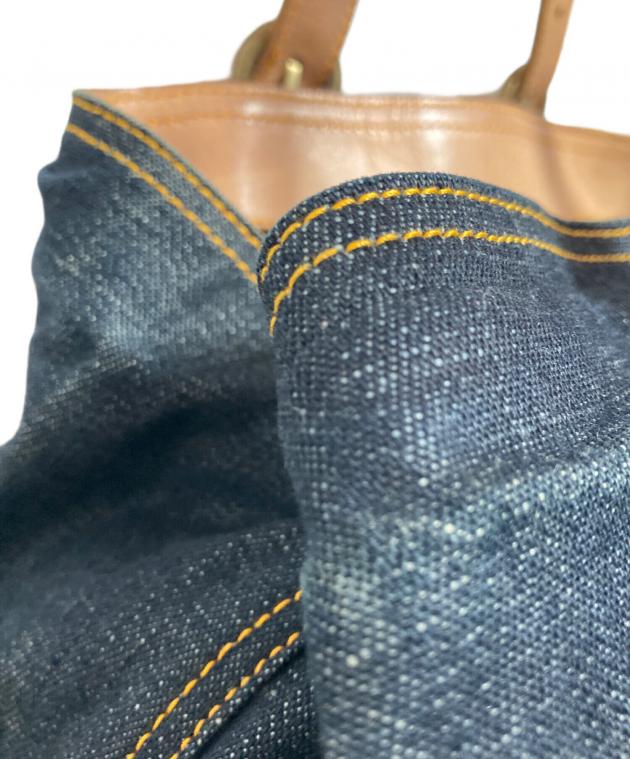 中古・古着通販】MIU MIU (ミュウミュウ) スタッズデニムトートバッグ