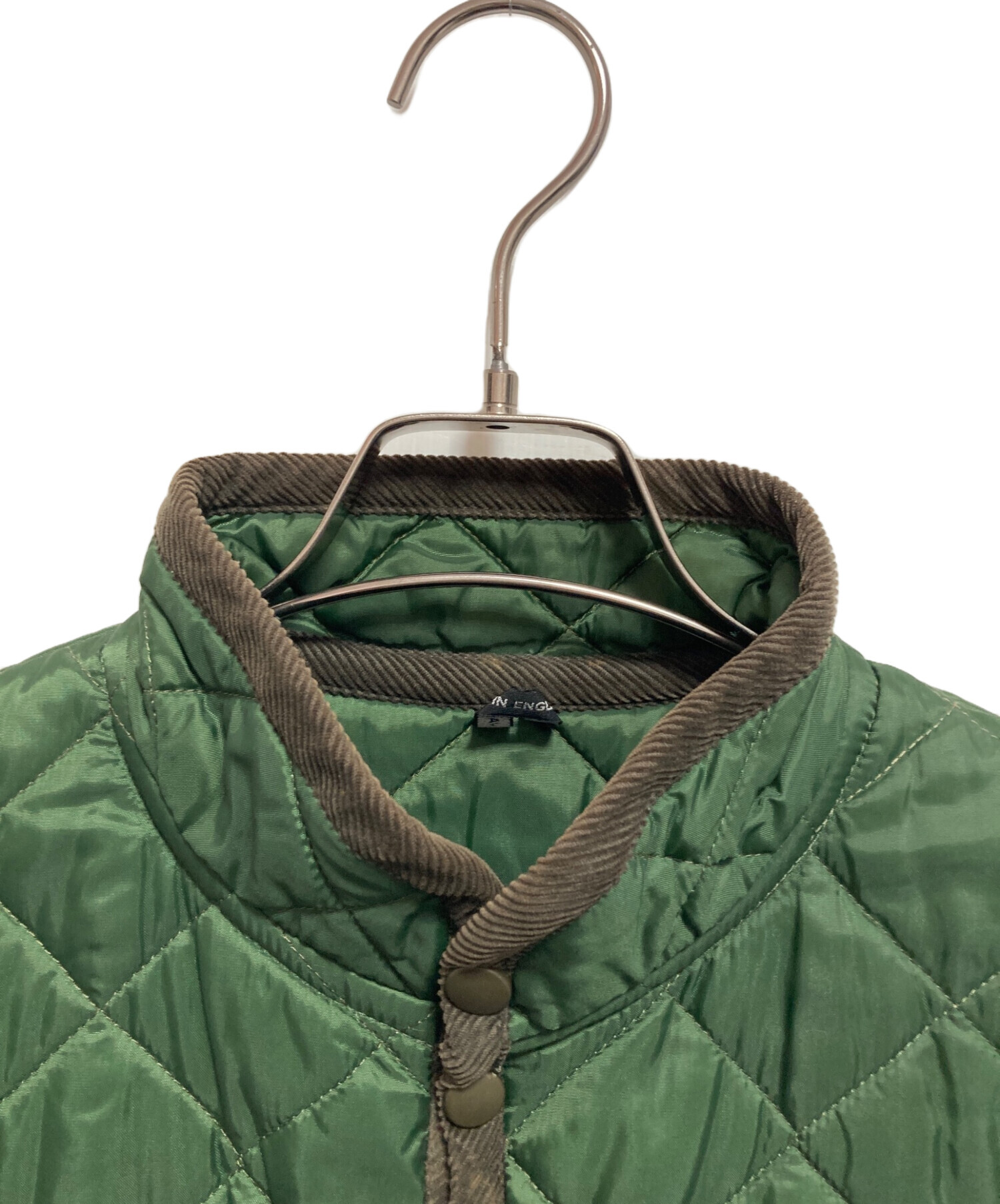 LAVENHAM【ラベンハム】 キルティングベスト グリーン 中古・古着通販】DRAKE'S (ドレイクス) LAVENHAM (ラベンハム