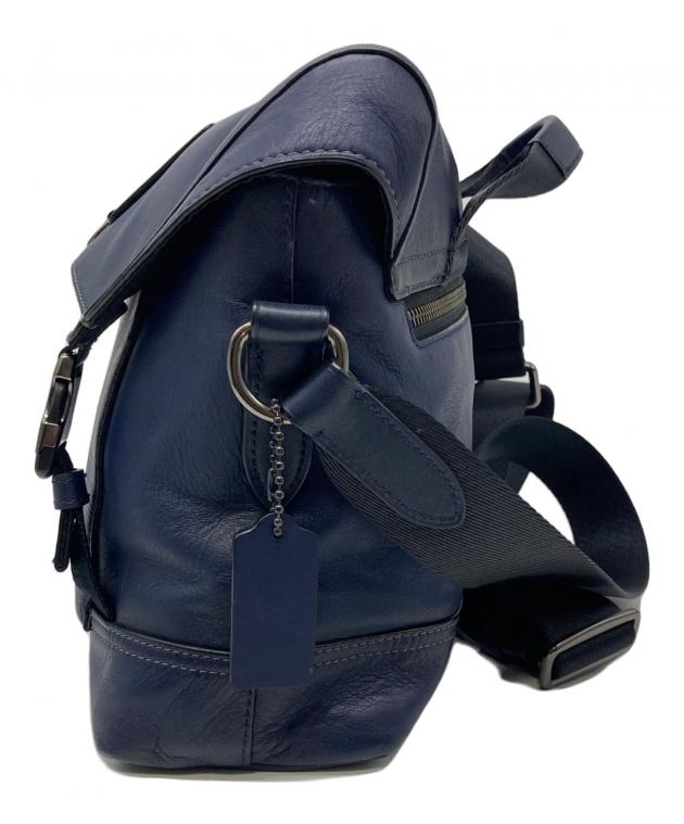 中古・古着通販】COACH (コーチ) メッセンジャーバッグ ネイビー