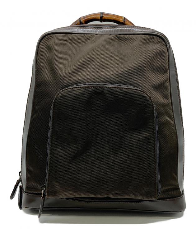 グッチ　バンブーハンドル　リュック 中古・古着通販】GUCCI (グッチ) バンブーハンドル バックパック