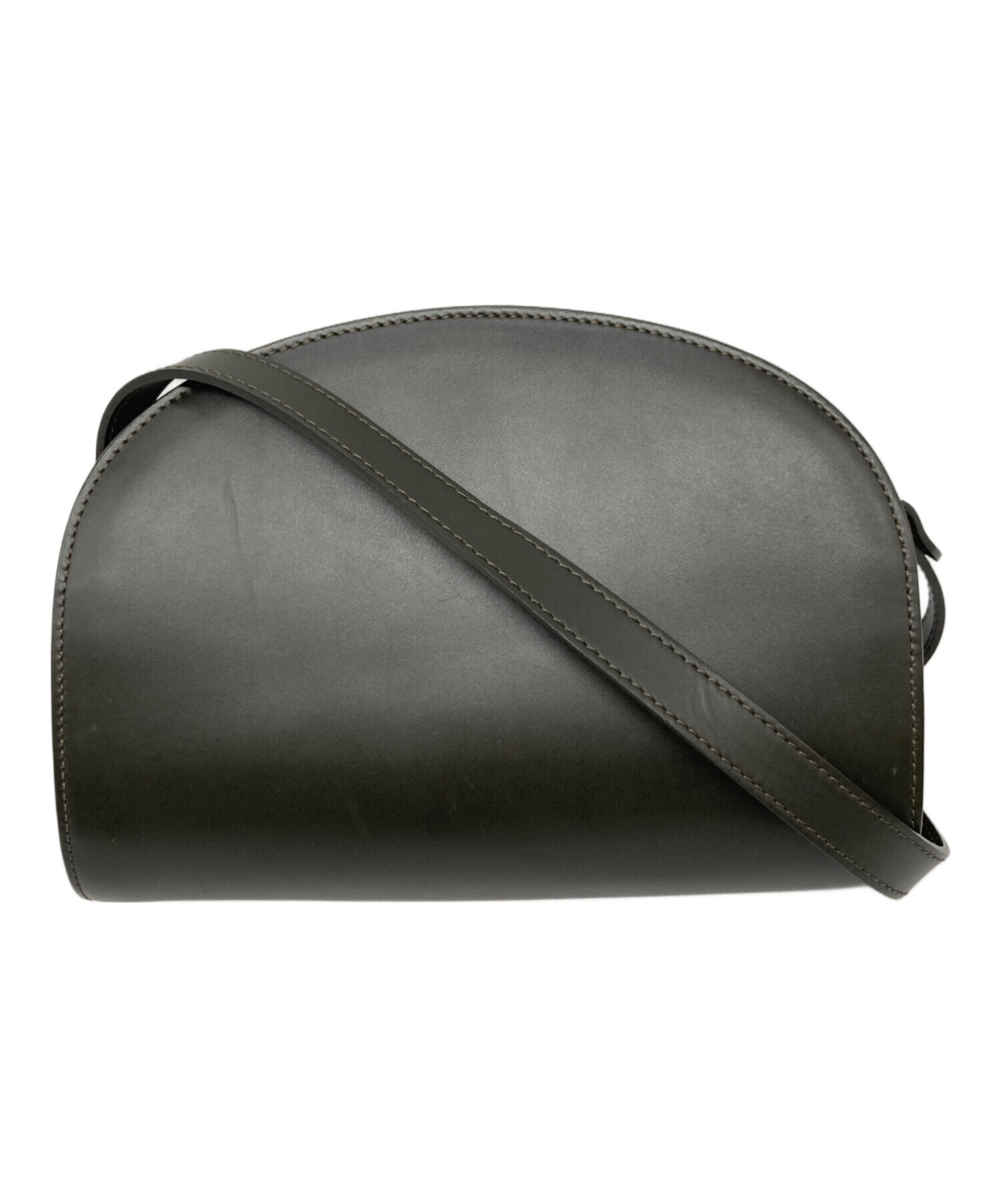 中古・古着通販】A.P.C. (アーペーセー) ハーフムーン レザー