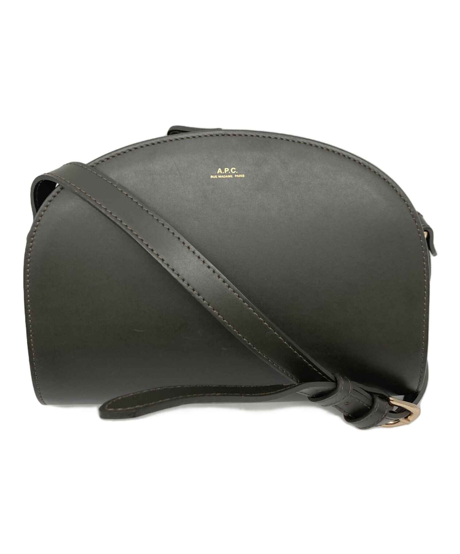 中古・古着通販】A.P.C. (アーペーセー) ハーフムーン レザー