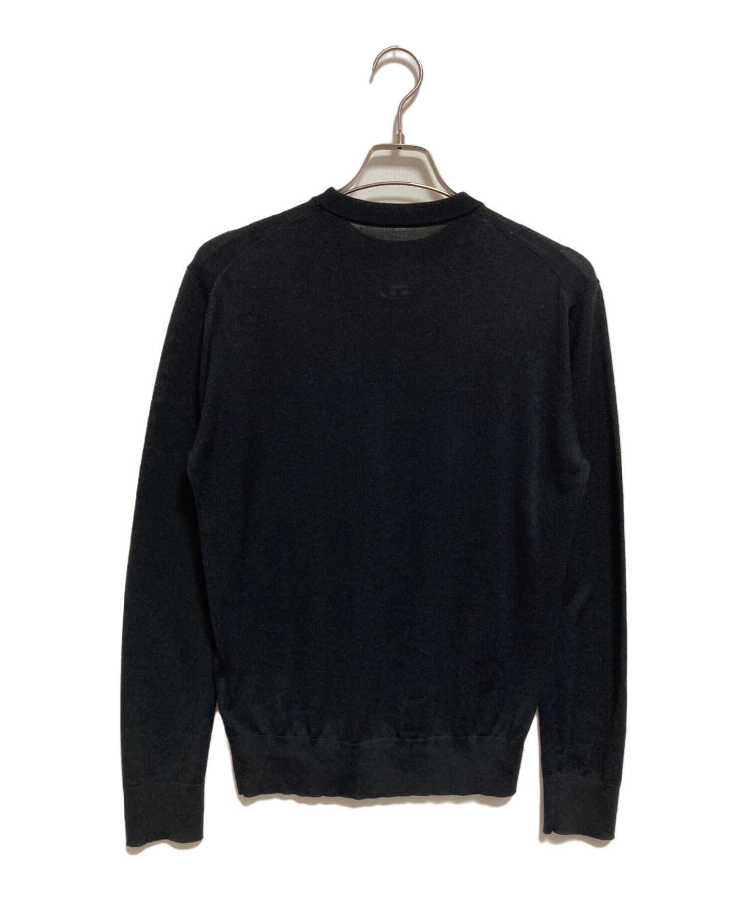 DIESEL ブラック クルーネックセーター 中古・古着通販】DIESEL 