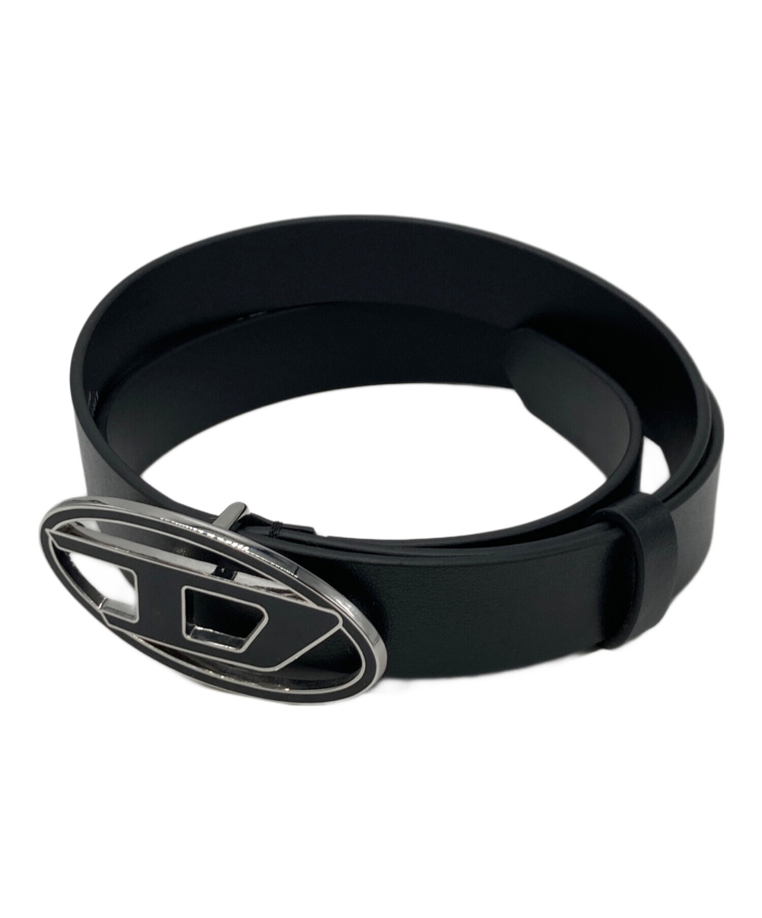 中古・古着通販】DIESEL (ディーゼル) B-1DR ロゴバックルレザーベルト