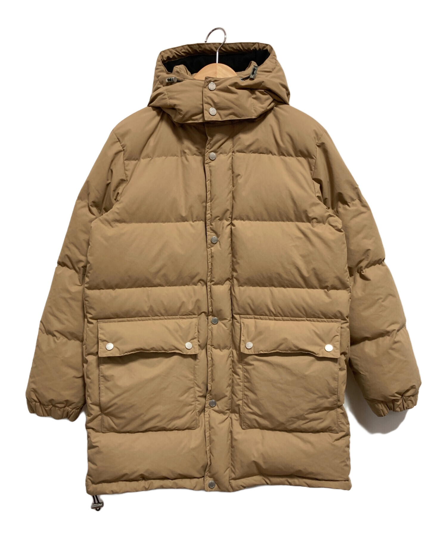 DANTON フーデッドジャケット サイズ34 　ベージュ　S25新品　送料込み ☆美品☆DANTON ダントン フーデッドジャケット アウター ベージュ S