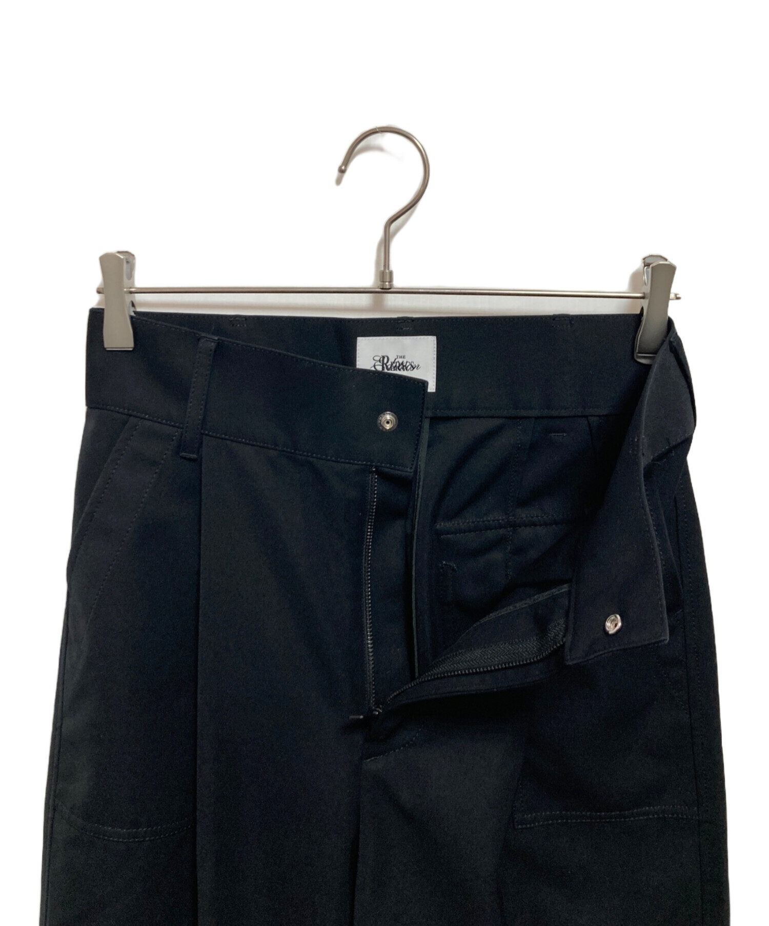 中古・古着通販】THE RERACS (ザ リラクス) ワイドパンツ ブラック