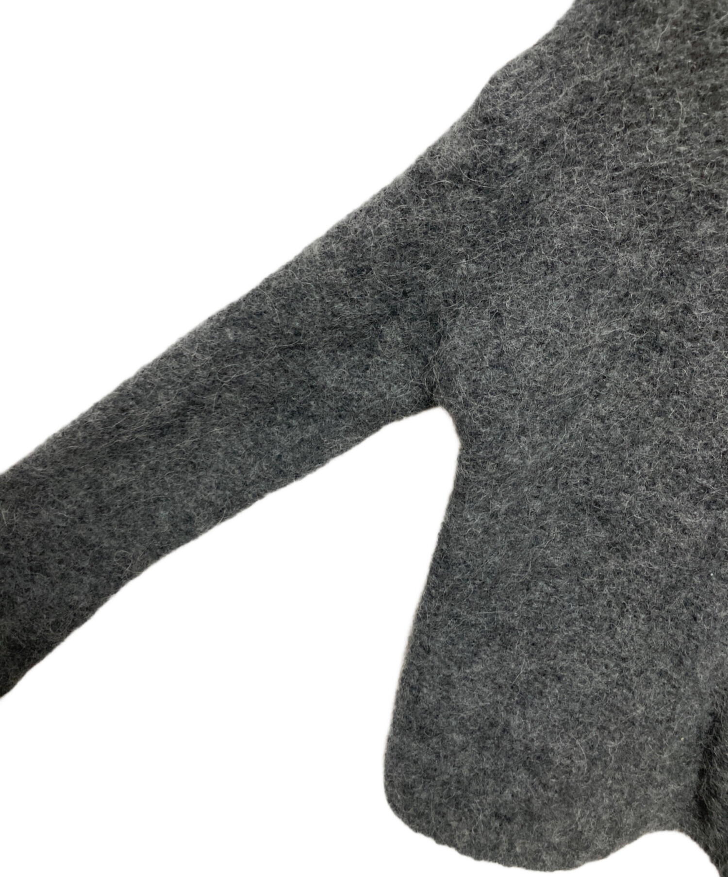 中古・古着通販】Plage (プラージュ) ALPACA MIX BUTTON ニット グレー