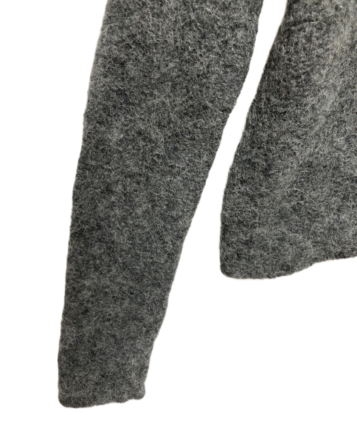 新品タグ付プラージュ plage Embroidery Knit PO グレー 中古・古着通販】Plage (プラージュ) ALPACA MIX BUTTON ニット グレー