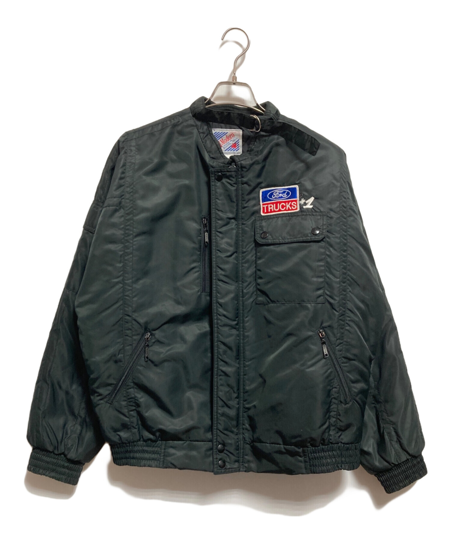 中古・古着通販】MODERN (モダン) レーシングジャケット ブラック 