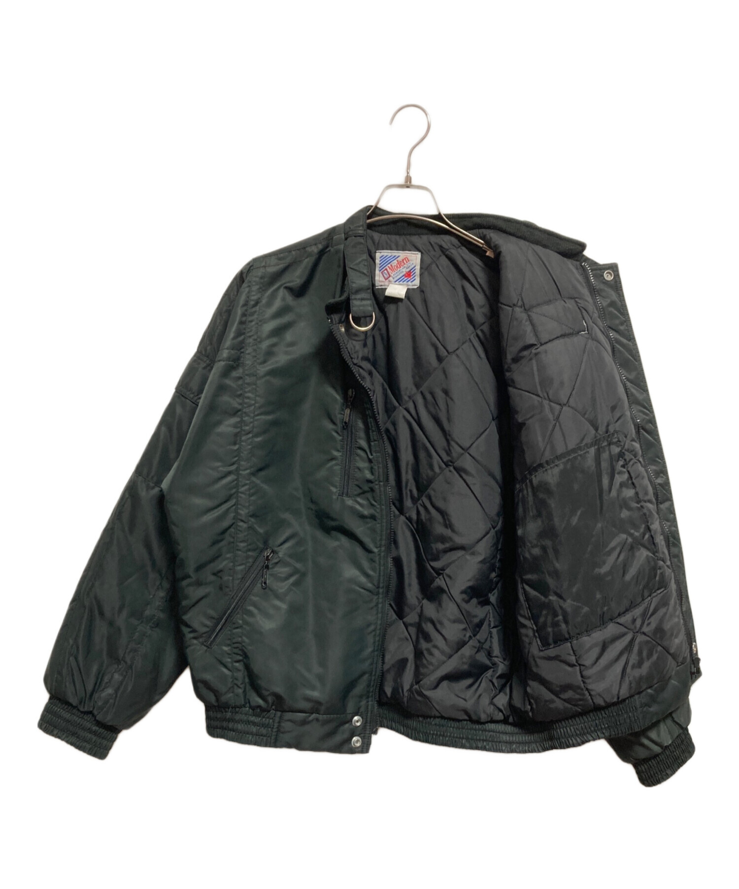 中古・古着通販】MODERN (モダン) レーシングジャケット ブラック 